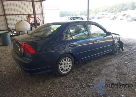 2005 Honda Civic Lx from USA, damaged, VIN 2HGES16525H534551